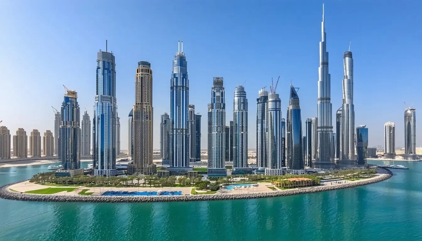 Business Bay is a vibrant commercial and residential district in Dubai characterized by its modern skyscrapers luxury hotels and a bustling waterfront along the Dubai Canal Known as a hub for business